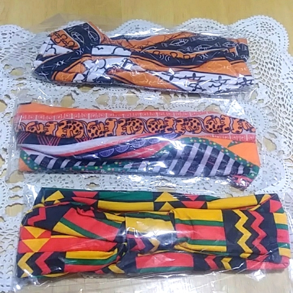 New Hair accessory bundle - colorful headbands